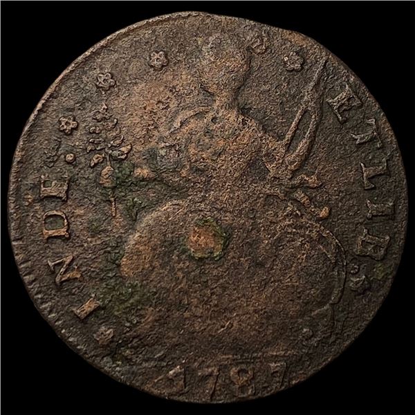 1787 Connecticut Colonial Copper LIGHTLY CIRCULATED