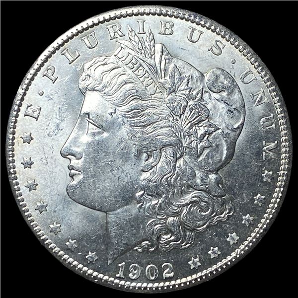 1902-O Silver Morgan Dollar GEM BU