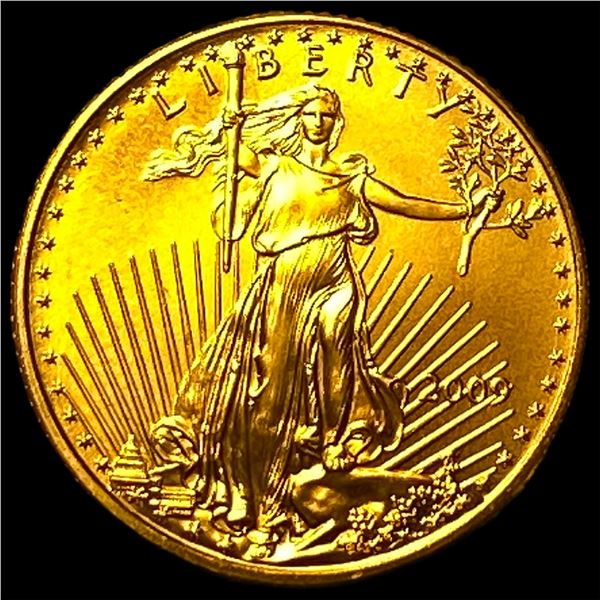 2009 1/10oz Gold American Eagle $5 SUPERB GEM BU