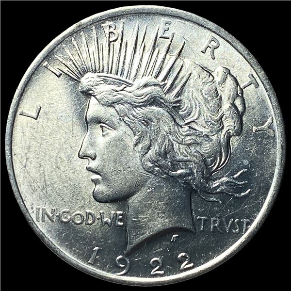 1922 Silver Peace Dollar CHOICE BU
