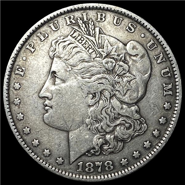 1878 Silver Morgan Dollar NEARLY UNCIRCULATED