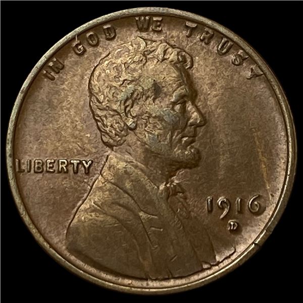1916-D Lincoln Wheat Cent CLOSELY  UNCIRCULATED