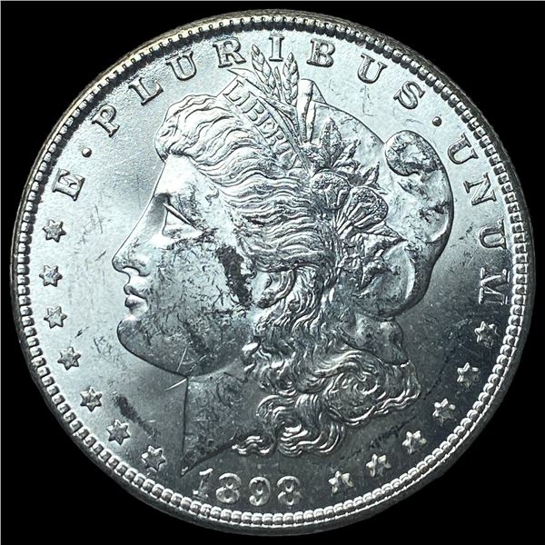 1893-O Silver Morgan Dollar GEM BU