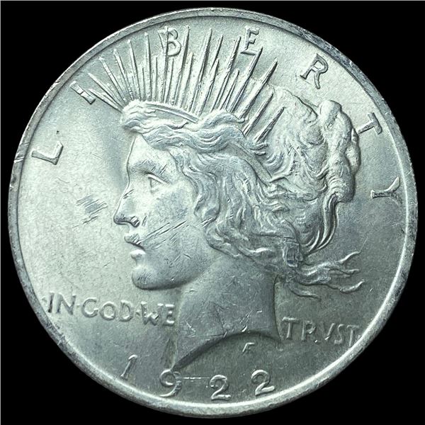1922 Silver Peace Dollar CHOICE BU