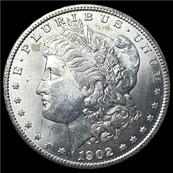 1902-S Silver Morgan Dollar GEM BU