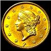 Image 1 : 1852 Gold $1 Type 1 CLOSELY UNCIRCULATED