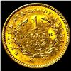 Image 2 : 1852 Gold $1 Type 1 CLOSELY UNCIRCULATED