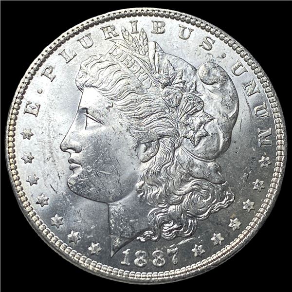 1887 Morgan Silver Dollar GEM BU