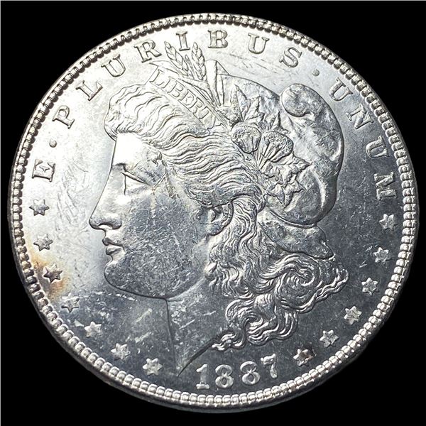 1887 Morgan Silver Dollar GEM BU