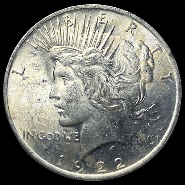 1922 Silver Peace Dollar CHOICE BU