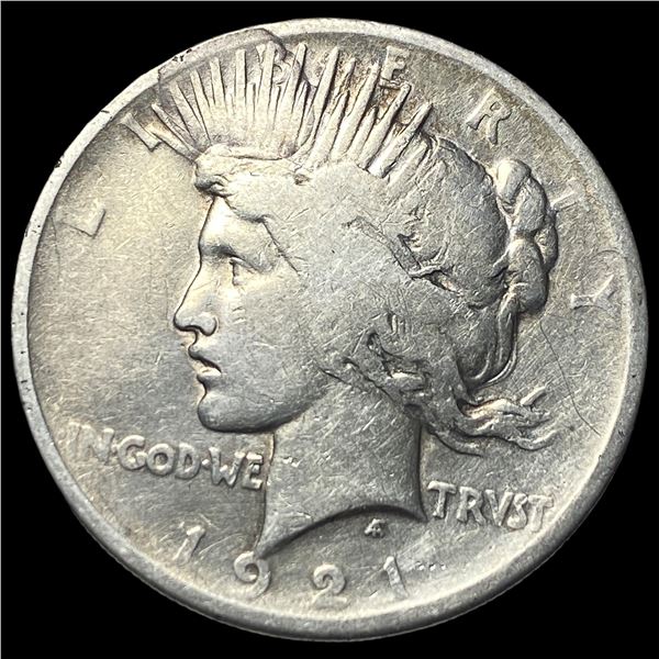 1921 Silver Peace Dollar LIGHTLY CIRCULATED