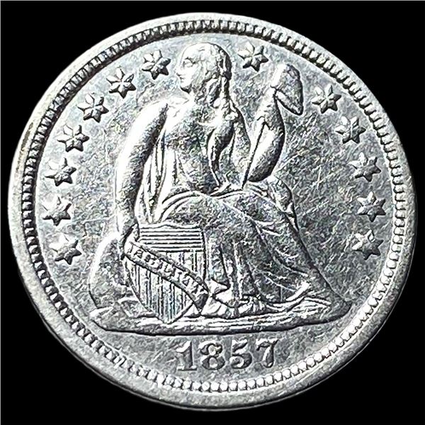 1857 Seated Liberty Dime CLOSELY UNCIRCULATED