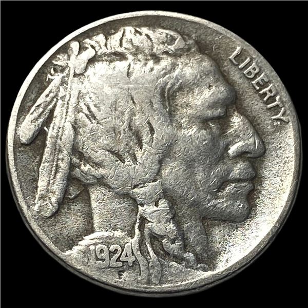 1924-S Buffalo Nickel NICELY CIRCULATED