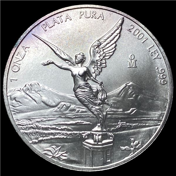2001 Silver 1 Onza Libertad UNCIRCULATED