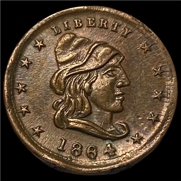 1864 Civil War Token - "Our Army" CLOSELY UNCIRCULATED