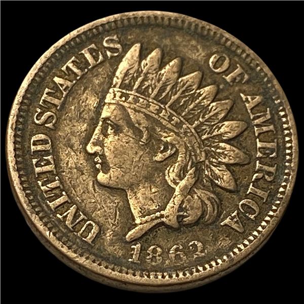 1862 Indian Head Cent CLOSELY UNCIRCULATED