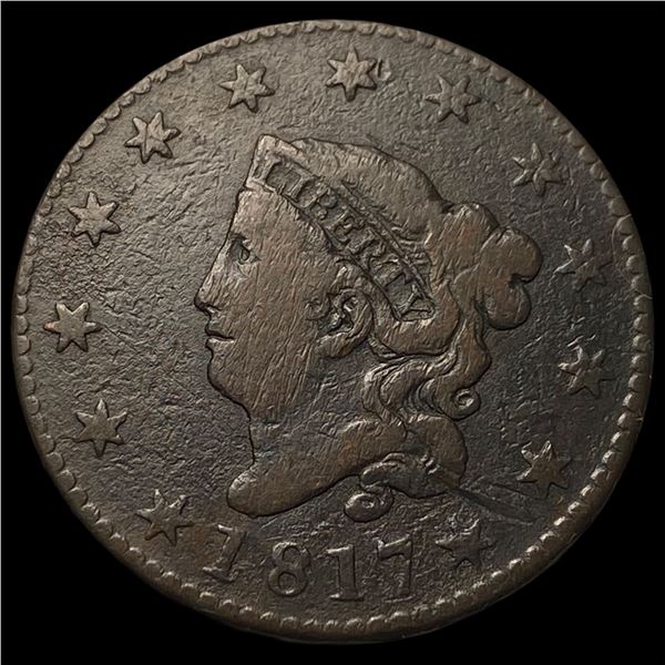 1817 Coronet Head Large Cent LIGHTLY CIRCULATED