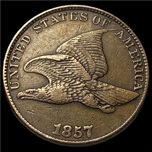 1857 Flying Eagle Cent CLOSELY UNCIRCULATED