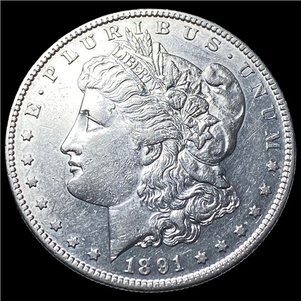 1891 Morgan Silver Dollar CHOICE AU