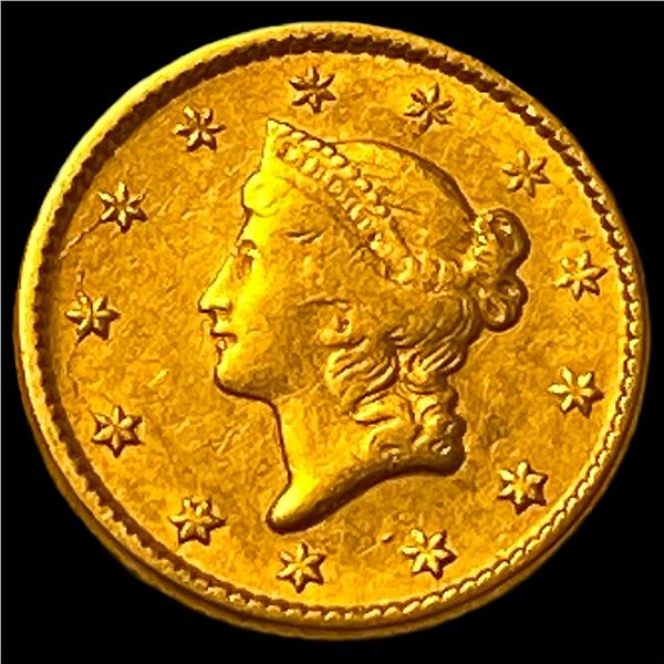1851 Gold $1 Type 1 CHOICE AU
