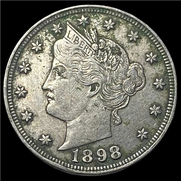 1898 Liberty Head Nickel CLOSELY UNCIRCULATED