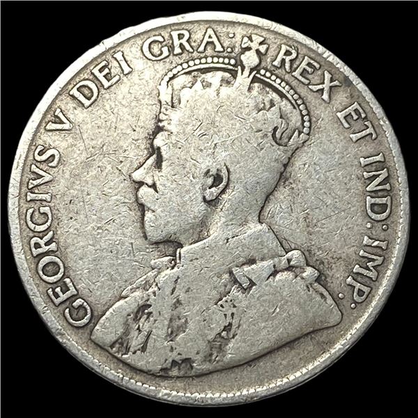 1918 Canada Silver 50 Cents NICELY CIRCULATED