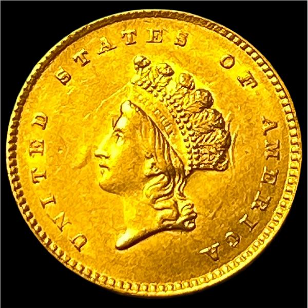 1854 Gold $1 Indian Princess Head  UNCIRCULATED