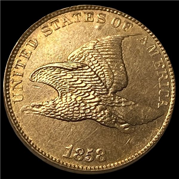 1858 Flying Eagle Cent CHOICE BU