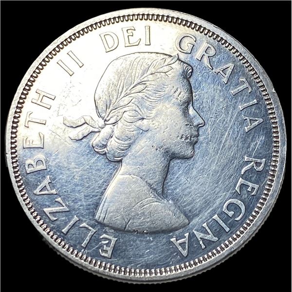 1964 6082 Canada Silver Dollar Charlottetown.  CHOICE BU
