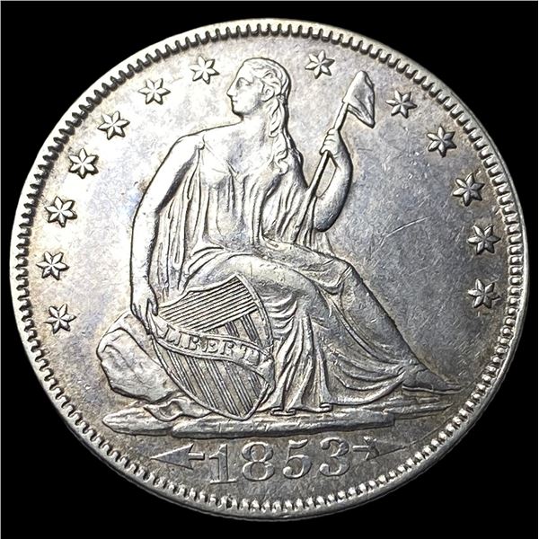 1853 Arrows Seated Liberty Half Dollar  UNCIRCULATED