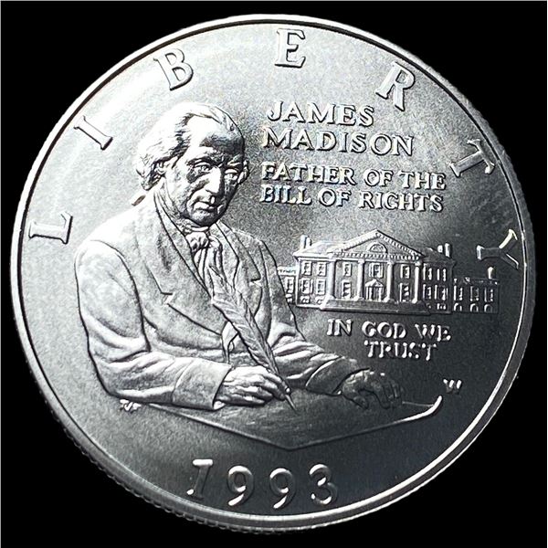 1993-S Bill of Rights Silver Half Dollar  SUPERB GEM BU