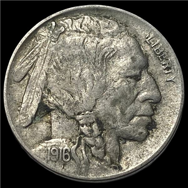 1916-D Buffalo Nickel NEARLY UNCIRCULATED