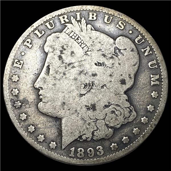 1893-O Silver Morgan Dollar LIGHTLY  CIRCULATED