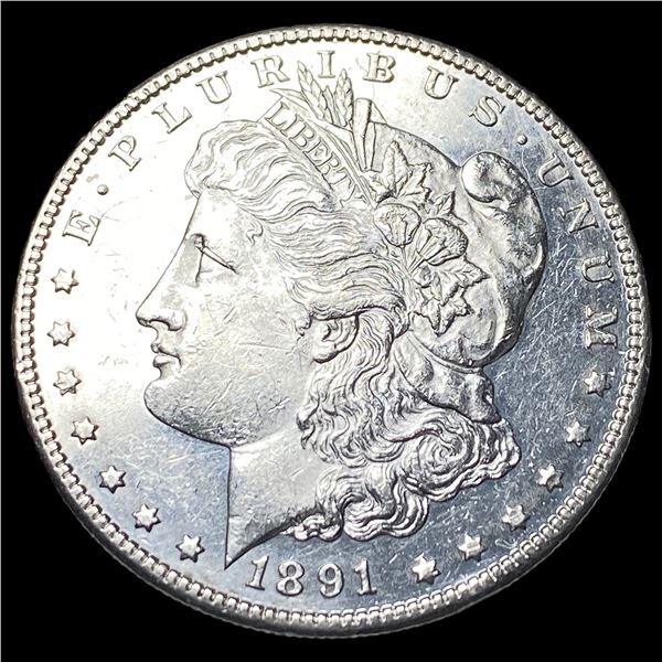1891 Silver Morgan Dollar CHOICE BU