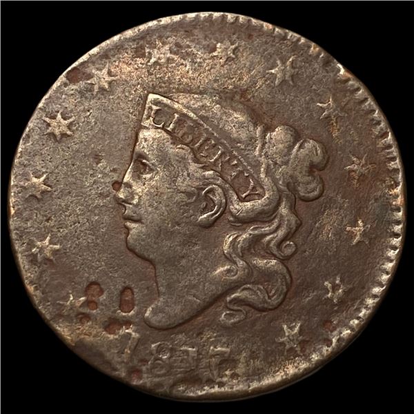 1847 Braided Hair Large Cent NICELY  CIRCULATED