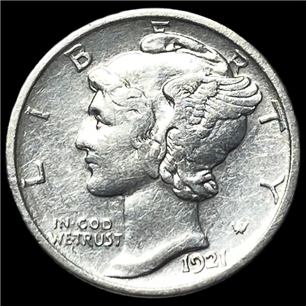 1921 Silver Mercury Dime HIGH GRADE