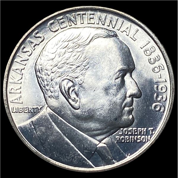 1936 Arkansas Centennial Half Dollar GEM BU