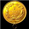 Image 2 : 1861 Gold $1 Indian Princess Type 3 UNCIRCULATED