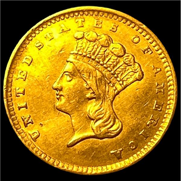 1856 Gold $1 Indian Princess Head  UNCIRCULATED