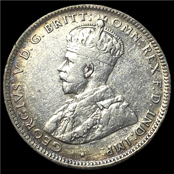 1921 Australia Silver Shilling LIGHTLY  CIRCULATED