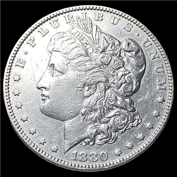 1880-S Silver Morgan Dollar CHOICE AU