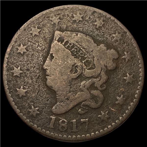 1817 Coronet Head Large Cent LIGHTLY  CIRCULATED