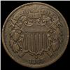 Image 1 : 1865 Bronze Two-Cent Piece CLOSELY  UNCIRCULATED
