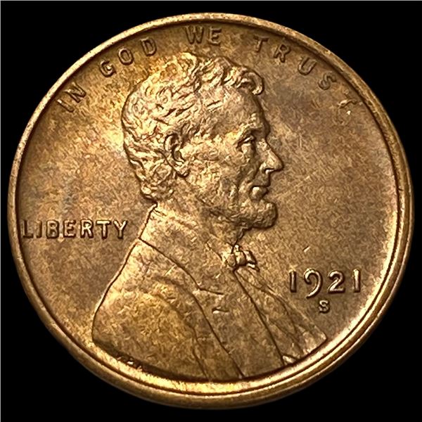 1921-S Lincoln Wheat Cent UNCIRCULATED