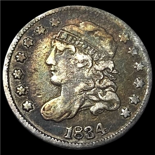 1834 Capped Bust Half Dime NEARLY UNCIRCULATED