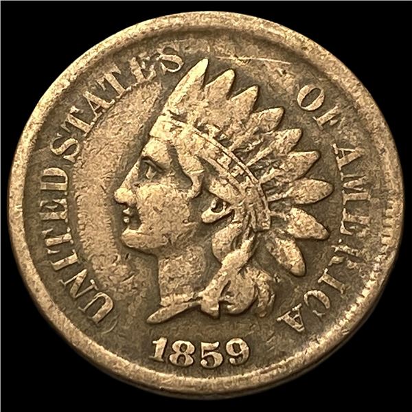 1859 Copper-Nickel Indian Head Cent NEARLY UNCIRCULATED
