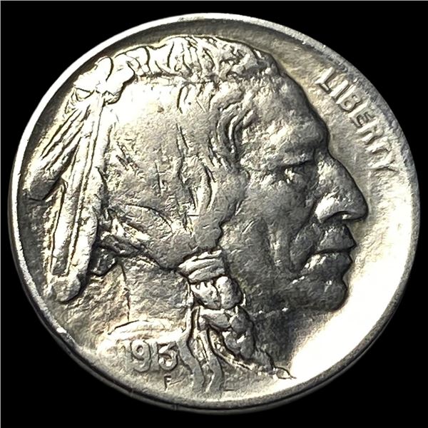 1913-D Buffalo Nickel Type 2 CHOICE AU