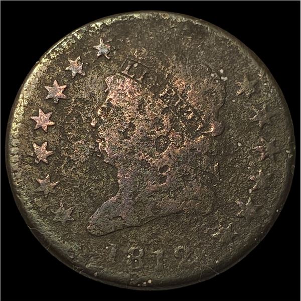 1812 Classic Head Large Cent NICELY CIRCULATED