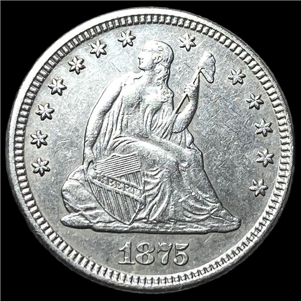 1875 Seated Liberty Quarter UNCIRCULATED