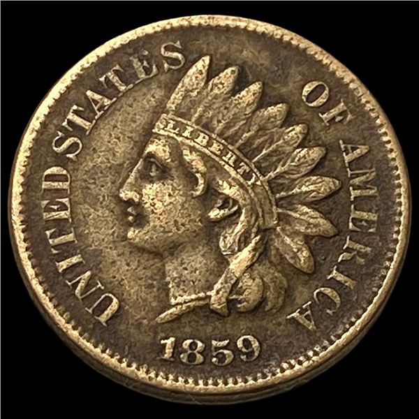 1859 Copper-Nickel Indian Head Cent NEARLY UNCIRCULATED